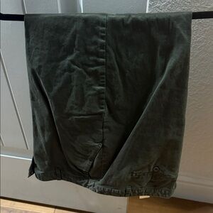 Banana Republic Dark Green Straight Leg Pants
